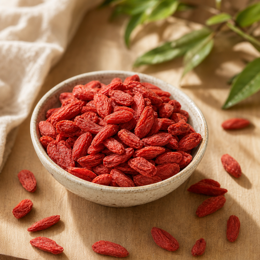 Goji berries in a bowl